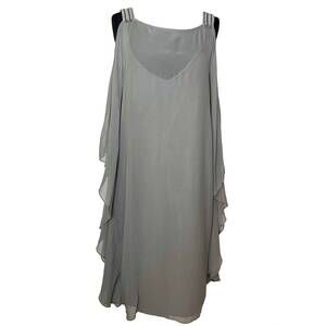 NEW GEORGES RECH women's silk breteille dress in silk